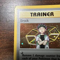 Pokemon Brock 15/132 Gym Heroes 1st Edition Holo Rare WoTC Heavily Played - Image 2
