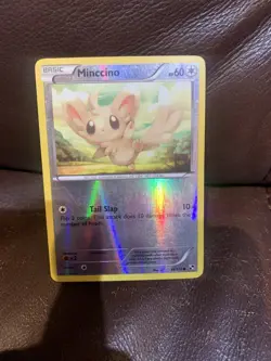 Pokemon TCG Minccino Reverse holo 88/114 Black & white base (HP) - Image 1