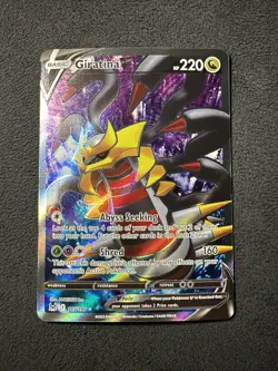 Pokemon TCG Lost Origin Giratina v Full Art Ultra Rare Card 185/196 - Image 1