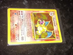 Pokemon Base Set Unlimited Charizard Holo 4/102 - Holo Rare - Nice Card - Image 3
