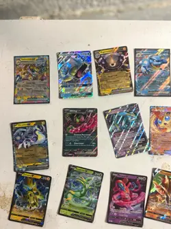 Pokemon TCG 25+-Card Lot Holo Full Art ex - Blastoise, Miraido, Pikachu,Mewtwo - Image 1