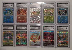Pokemon Card Lot - Terastal Festival (JAP) - 10 CGC Graded Cards - Image 3