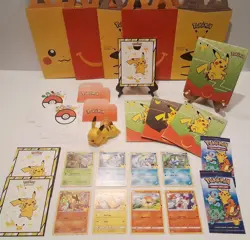 2021 Pokemon McDonald’s 25th Anniversary Lot Treecko Tepig Holo Pikachu Card + - Image 2