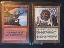 MTG Magic 4th Edition Anarchy + Dark Sphere 2 Card Lot LP/MP Vintage WOTC - Image 1