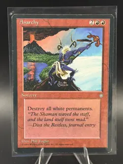 MTG Magic 4th Edition Anarchy + Dark Sphere 2 Card Lot LP/MP Vintage WOTC - Image 3