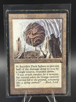 MTG Magic 4th Edition Anarchy + Dark Sphere 2 Card Lot LP/MP Vintage WOTC - Image 5