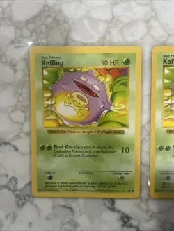 Pokemon TCG Koffing Shadowless Base Set 51/102 For 1 Card - Image 2