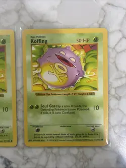Pokemon TCG Koffing Shadowless Base Set 51/102 For 1 Card - Image 3