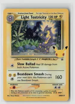 Light Toxtricity #SWSH137 Swsh Sword & Shield Promo Cards Promo Pokemon TCG NM - Image 1