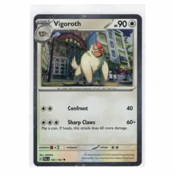 Vigoroth Pokemon Scarlet & Violet Paldea Evolved Cosmos 161/193 - Image 1