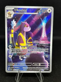 Watchdog 97/86 Holo Chaos Rising Illustration Rare Pokemon Card NM - Image 1
