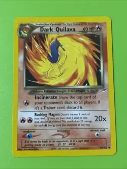 Pokemon TCG Dark Quilava Neo Destiny Card 39/105 Unlimited Uncommon NM 🔥🔥 - Image 1