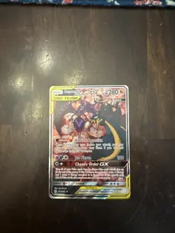 Pokemon TCG Naganadel & Guzzlord GX Sm-Cosmic Eclipse Holo 224/236 Card - Image 1