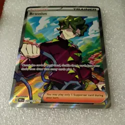 Pokemon TCG Brassius Full Art Holo Card 135/131 Prismatic Evolutions Trainer - Image 2