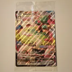Snorlax VMAX JUMBO Card 142/202 Stamped Gamestop Promo Pokemon Sword & Shield - Image 2