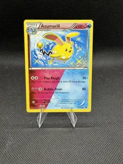 Azumarill Shiny Dual Type Steam Siege #77 Pokemon Card - Image 1