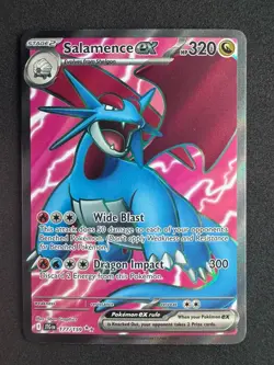 Salamence ex 177/159 Full Art Journey Together Ultra Rare Holo Pokemon Card NM - Image 1