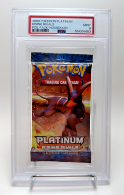 2009 Pokemon Platinum Rising Rivals PSA 9 Booster Pack Houndoom Pop 2 English - Image 1
