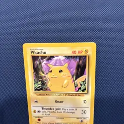 Pokemon TCG Base Set Pikachu Card 58/102 Unlimited Regular Common LP - Image 5