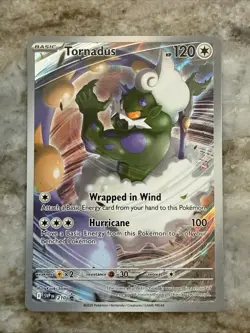 Pokemon Tornadus 210 Sv: Scarlet & Violet Promo Cards Holo Promo 120 HP English - Image 1