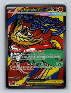 Mega Hawlucha ex Holo 268/217 ME: Ascended Heroes Mega Attack Rare NM - Image 1