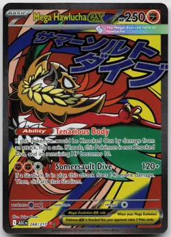 Mega Hawlucha ex Holo Mega Attack Rare ME: Ascended Heroes 268/217 NM - Image 1