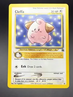 Pokemon TCG Cleffa Black Star Promo #31 - Image 1