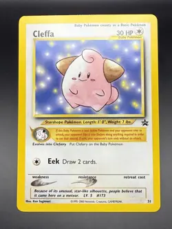 Pokemon TCG Cleffa Black Star Promo #31 - Image 2