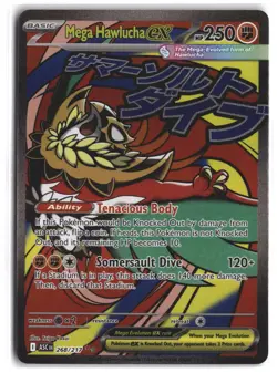Mega Hawlucha ex #268/217 Ultra Rare Ascended Heroes 2026 NM - Image 1