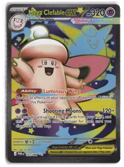 Mega Clefable ex 103/088 Ultra Rare Perfect Order Pokemon Holo NM - Image 1