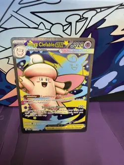 Mega Clefable ex 103/088 Perfect Order Pokemon Holo NM Ultra Rare - Image 1