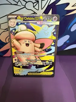 Mega Clefable ex 103/088 Perfect Order Pokemon Holo NM Ultra Rare - Image 1