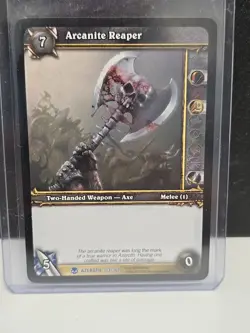 Arcanite Reaper Wow Tcg 313/361 - Image 1
