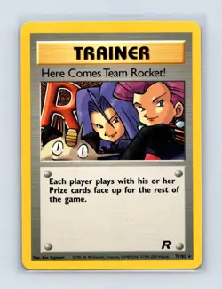 Here Comes Team Rocket! 71/82 Rare Team Rocket Pokemon Unlimited Lightly Played - Image 1