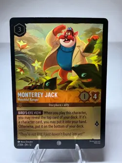 Monterey Jack - Watchful Ranger 2/204 Cold Foil Disney Lorcana Wilds Unknown - Image 1