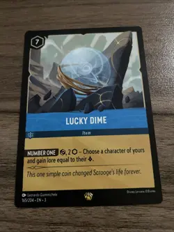 Lucky Dime 165/204 Legendary Into the Inklands NM DuckTales Disney Lorcana - Image 1