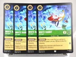 Disney Lorcana TCG Winterspell White Rabbit Late Again 89/204 Uncommon x4 - Image 1