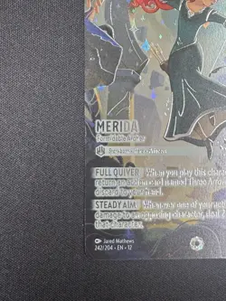 Disney Lorcana TCG Merida - Formidable Archer 242/204 iconic foil card. - Image 4
