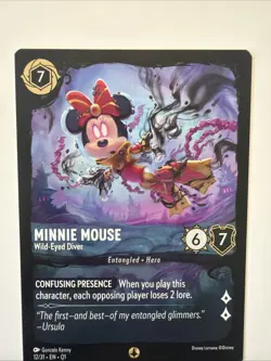 Disney Lorcana TCG Minnie Mouse - Wild-Eyed Diver 12/31 Promo EN - Image 3