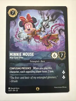 Disney Lorcana TCG Minnie Mouse - Wild-Eyed Diver 12/31 Promo EN - Image 4
