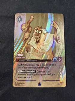 Disney Lorcana Azurite Sea Rafiki Ethereal Guide Enchanted 208/204 - Image 1