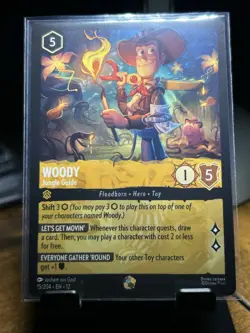 Disney Lorcana Woody - Jungle Guide 15/204 legendary NM card - Image 1