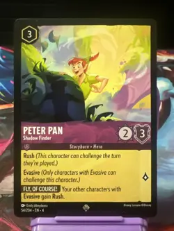 Peter Pan - Shadow Finder 54/204 Ursula's Return Regular Disney Lorcana - Image 1
