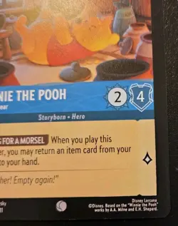Winnie The Pooh - Hungry Bear 151/204 Common Winterspell Disney Lorcana TCG - Image 5