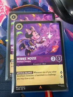 Minnie Mouse - Amethyst Champion - Whispers 4x x4 Disney Lorcana Playset - Image 1