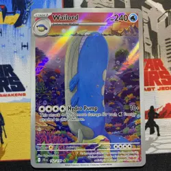 Wailord 162/159 Full Art Sv09: Journey Together Holo Pokemon Mint/Near Mint - Image 1