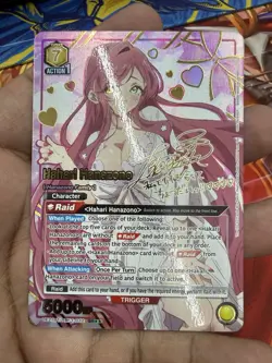 Union Arena 100 Girlfriends Hahari Hanazono Sr** 2 Star - Image 1