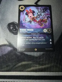 Disney Lorcana Minnie Mouse Wild-Eyed Diver Illumineer's Quest Deep Trouble #12 - Image 1