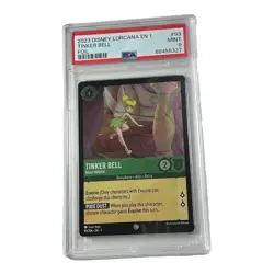 Disney Lorcana EN 1 The First Chapter Tinker Bell - Most Helpful #93 FOIL PSA 9 - Image 1
