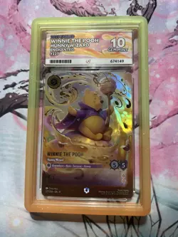 Disney Lorcana Fabled Winnie the Pooh Hunny Wizard Enchanted Card 227/204 ACE 10 - Image 1
